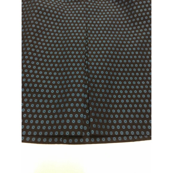 Ann Taylor Loft Women's Skirt Petites Black W/ Teal Textured Detail Size 2P NWOT - Picture 5 of 5